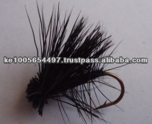 Elk Hair Caddis Black (Dry trout Fly)