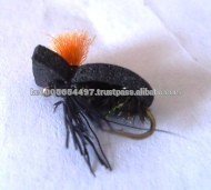 Hi Vis Foam Beetle Dry trout flies