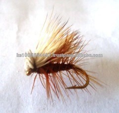 Elk Hair Caddis Brown Dry trout flies